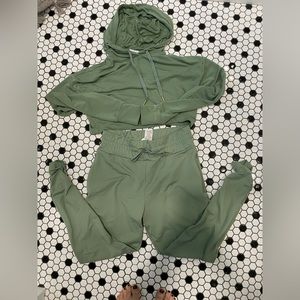 Gymshark x Whitney Simmons ruched jogger set